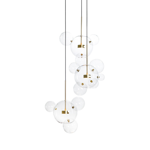 Люстра Balls Circular 14 Bubbles Gold D40