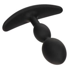 Черная анальная пробка для ношения 2X Teardrop Plug - 