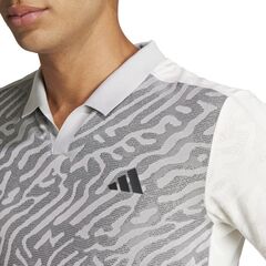 Теннисное поло Adidas Tennis Airchill Pro Freelift Poloshirt - grey two/black/off white