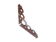 71-2-182 Кронштейн для полок белый, 182х182х1,5мм (Россия)