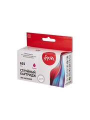 Струйный картридж Sakura CZ111AE (№655 Magenta) для HP Deskjet Ink Advantage 3525, 4615, 4625, 5525, 6525, водорастворимый тип чернил, пурпурный, 11 мл., 600 к.