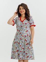 4549 Халат на пуговицах