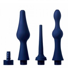 Комплект универсальных насадок для анального душа CleanStream Universal 3 Piece Silicone Enema Attachment Set, 3 шт