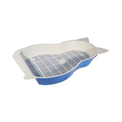 ЗооЭкспресс туалет КОШКА с сеткой малый 41*25,5*6см