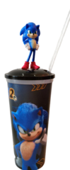 Стакан Соник с игрушкой-топпером Соник