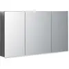 Зеркальный шкаф Geberit Option Plus с подсветкой, три двери: B=120см, H=70см, T=17.2см, Тип штекера=CEE 7/16, с зеркальным покрытием снаружи, с зеркальным покрытием внутри и снаружи