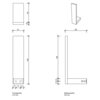 Decor Walther 0650260 Decor Walther CONTRACT CT ERH Держатель запасного рулона туалетной бумаги, цвет черный матовый