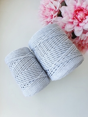 White cotton cord 4 mm