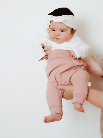 Ползунки для новорожденного розовый