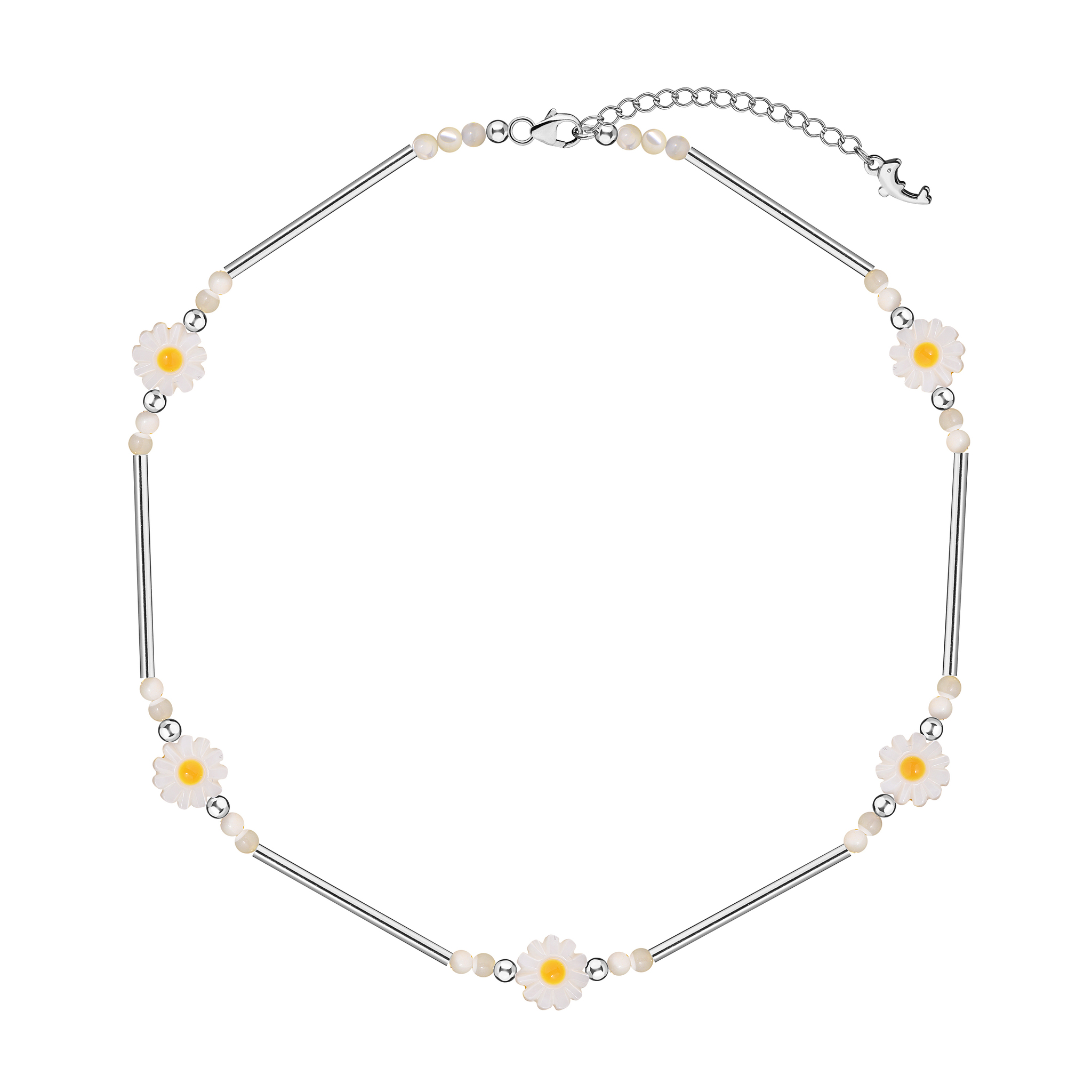 

Чокер Hippie Silver Chic Choker - Yellow