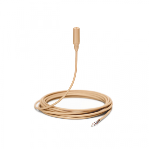 SHURE TL48T/O-NC-A Петличный всенаправленный мирофон TwinPlex,, оптимизирован для речи, низкая чувствительность, кабель 1.6мм, б