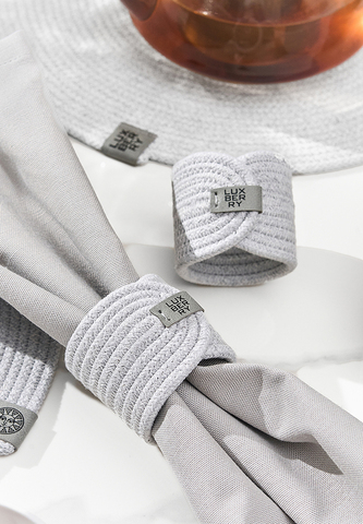 Сервировочное кольцо Luxberry Table Line серое