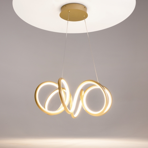 Подвесная светодиодная люстра Maytoni Curve MOD241PL-L60BSK