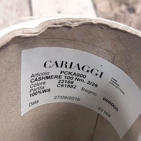 Кашемир CARIAGGI / CASHMERE 100 2/28 белый молочный