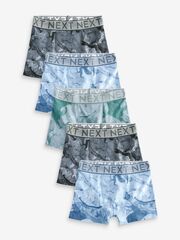 Трусы для мальчика Next 430-380, 5 шт., Синий, Черный, Зеленый