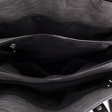 Сумка Саломея 166 македония серый + черный