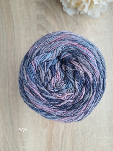 Lang Yarns Mille Colori Socks and Lace Lux 202