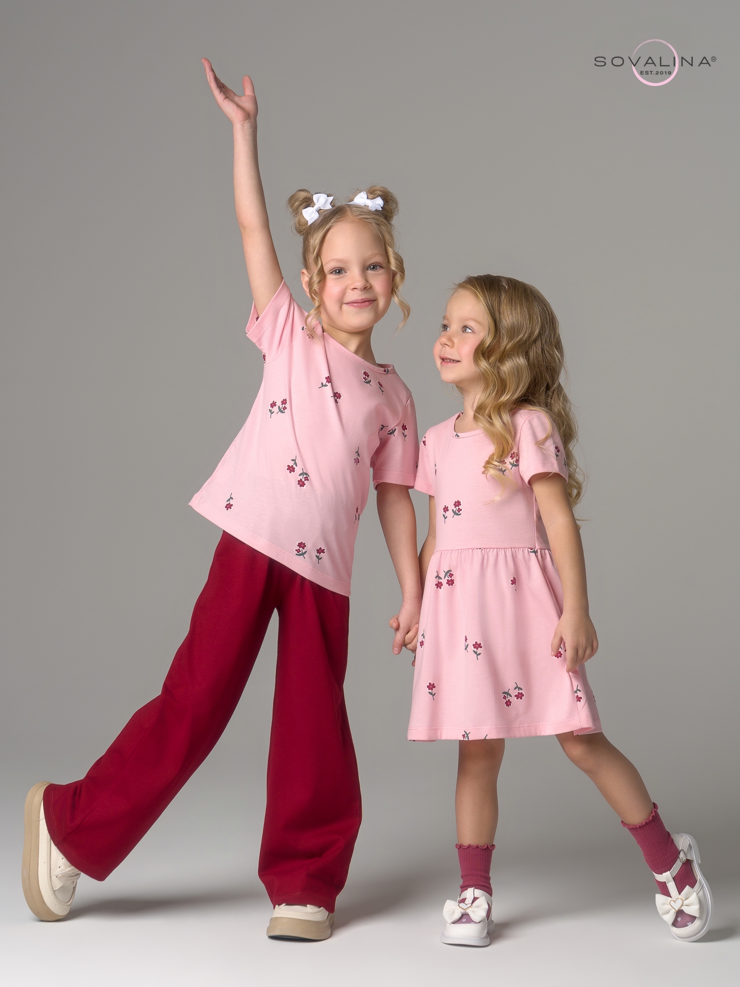 Платье Лето лютики роза