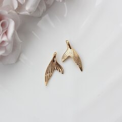 Подвеска Хвост кита 22*11 мм, позолота, П256