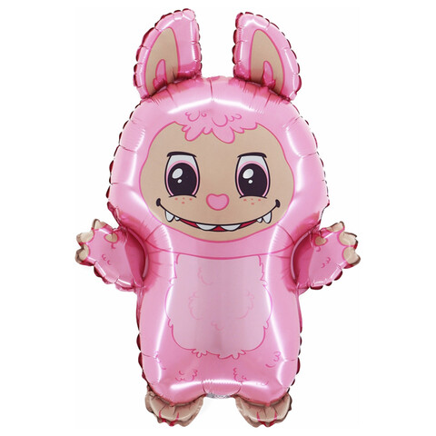 Шар фигура плюшевый эльф, розовый, 66 см