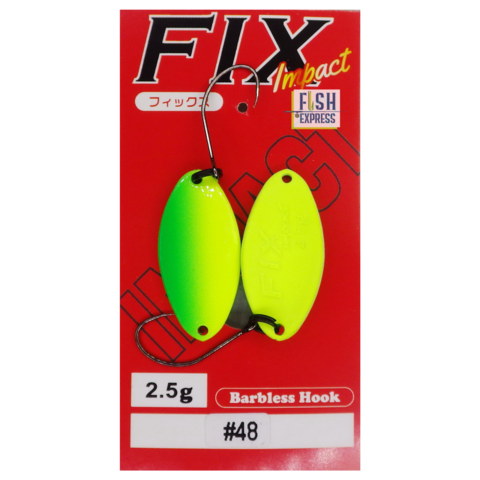 Блесна колеблющаяся FOREST FIX IMPACT 2.5g цвет #48 (РЕПЛИКА)