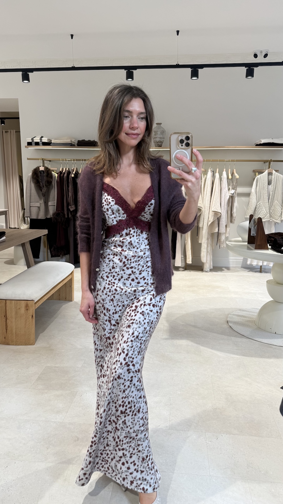 Кардиган связанный паутинкой из детского мохера