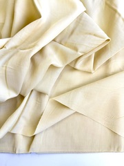 Вискоза с нейлоном, плательная ткань, Разбеленный желтый