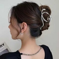 Заколка-краб (серебро)