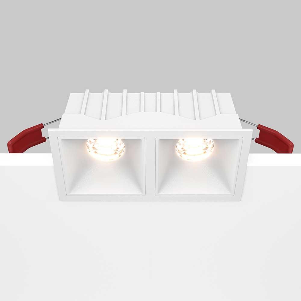 Встраиваемый светильник Maytoni Alfa LED DL043-02-10W3K-SQ-W