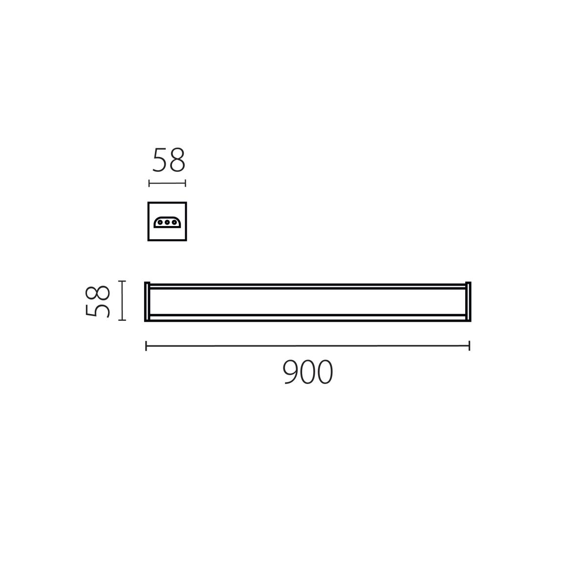 Светильник линейный 36W Trito Lightstar 456367