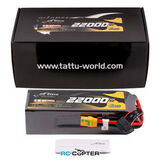 АКБ Gens Ace Tattu 22000mAh 23.7V UHV 5C 6S1P G-Tech Lipo Battery