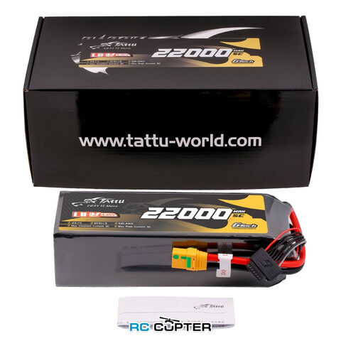 АКБ Gens Ace Tattu 22000mAh 23.7V UHV 5C 6S1P G-Tech Lipo Battery