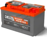 Автомобильный аккумулятор DELTA START MASTER 80 Ah AGM 1280