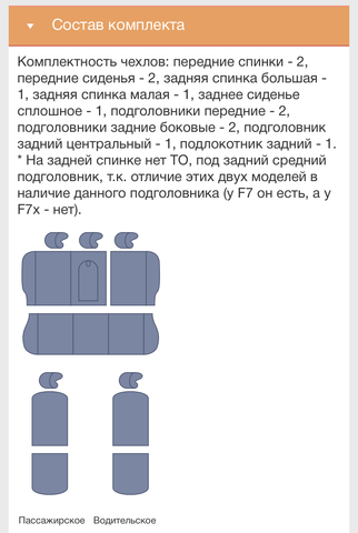 Авточехлы для KIA Sorento 2 с 2009-2020 джип Задние спинка и сиденье 40 на 60 (