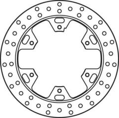 Диск тормозной передний XTZ