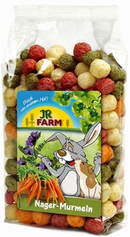 JR Farm лакомство для грызунов Шарики из овощей и люцерны 70г