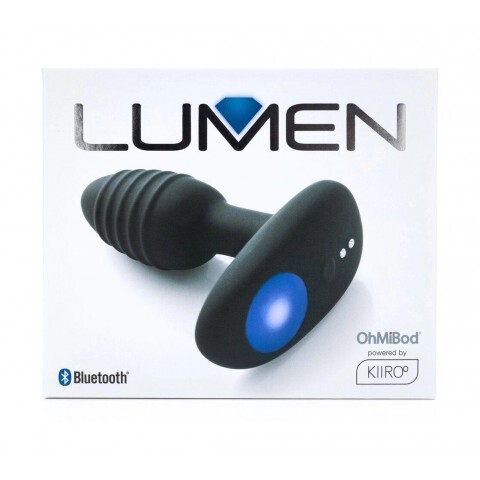 Интерактивный анальный плаг с вибрацией Lumen Ohmibod от KIIROO