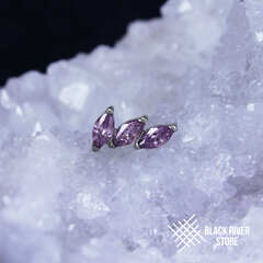 3K Plume Amethyst CZ