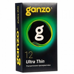 Презервативы ультратонкие Ganzo Ultra Thin 12 шт.
