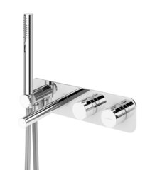 Cezares CZR-B-VDM1-T-01 CZR-B-VDM1-T-01 Встраиваемый термостатический смеситель для ванны и душа однорычажный в комплекте с ручным душем, на одной площадке, исполнение хром фото