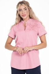 Блуза Нежность (коттон, пудра) Diolche