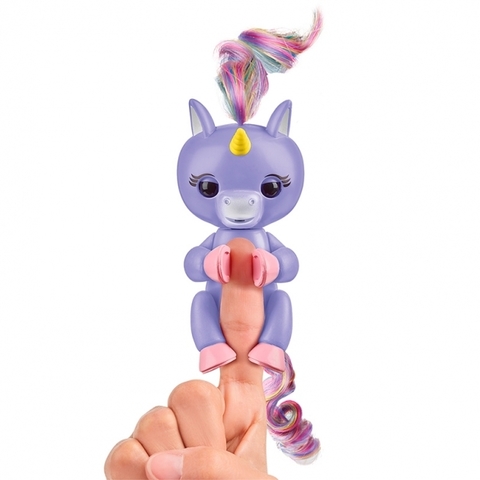 Интерактивный единорог Fingerlings Алика сиреневый