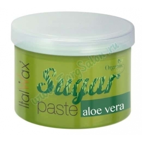Воск водорастворимый в банке «Алоэ-вера», Organic Line, Italwax, 750 мл.