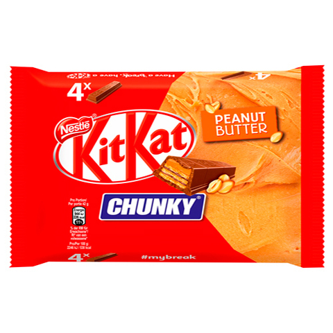 Шоколадные батончики KitKat Chunky Peanut Butter (136 гр)
