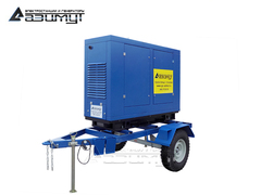 Дизельный генератор Азимут ЭД-15-Т400-1РПМ11 Azimut на шасси в капоте