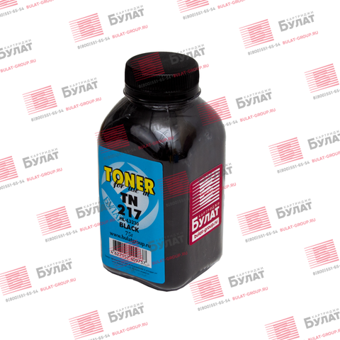 Тонер БУЛАТ TN-217K для Brother HL-L3230 (Чёрный, банка 75 г)