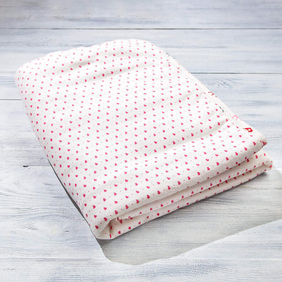 Одеяло велюровое утепленное для новорожденных
