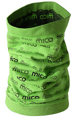 Детская мультибандана Mico Warm Control Skintech Green