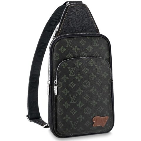 Сумка-слинг Louis Vuitton Avenue NM канва Monogram Macassar Dark Green
