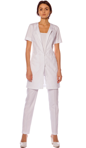 Халат женский м172 сансара белый